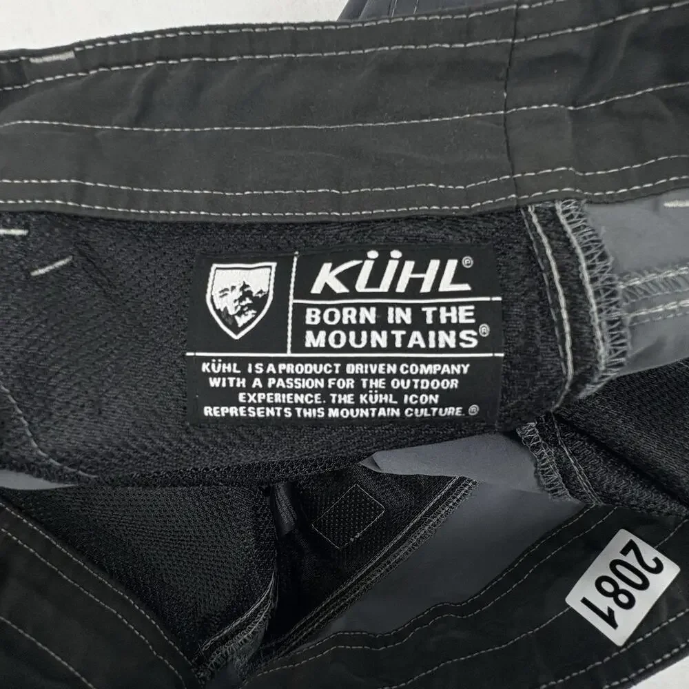 Kuhl Cargo Shorts Mens 36 Gray Stretch 17 Inseam Hiking Outdoor Travel